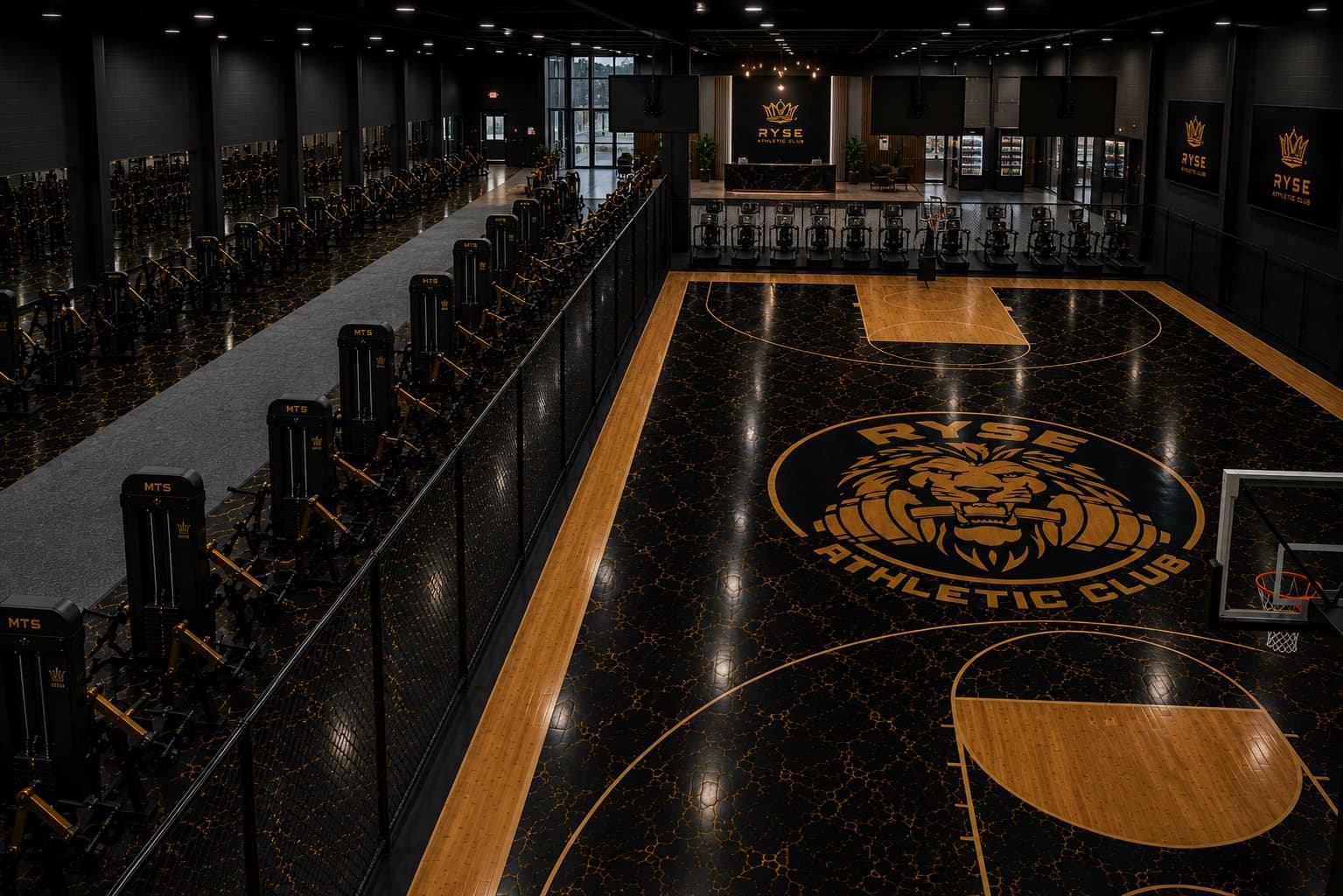 Inside Ryse Athletic Club
